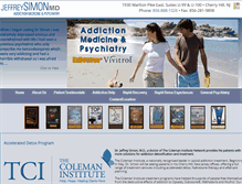 Tablet Screenshot of jeffreysimonmd.com